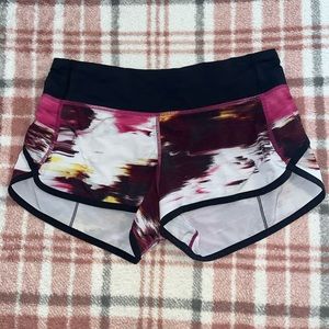 Lululemon size 4 speed up shorts